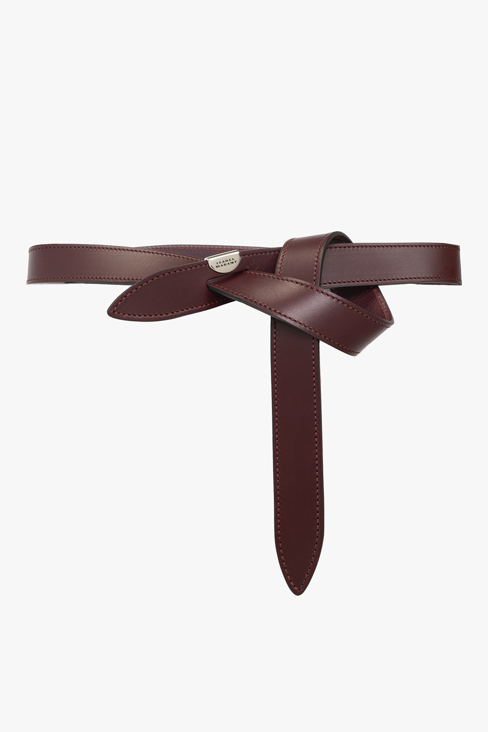 Burgundy 'Lecce' leather belt Isabel Marant - Vitkac Canada